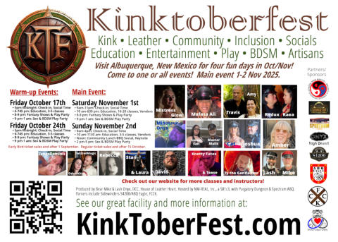 Kinktoberfest 2025, Kinktoberfest.com